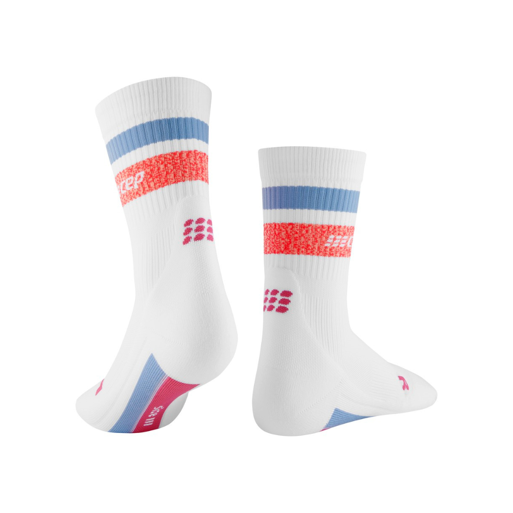 Miami Vibes 80's Mid Cut Compression Socks - Women