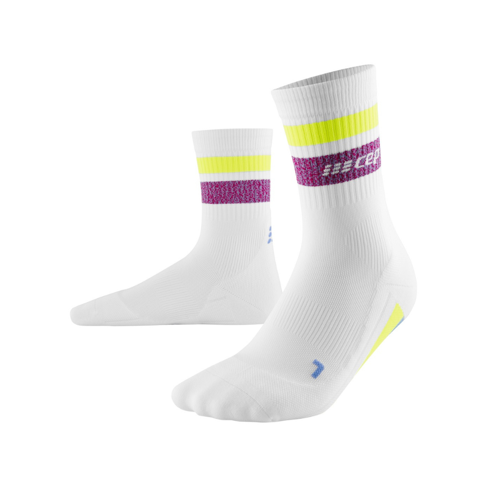 Miami Vibes 80's Mid Cut Compression Socks - Women