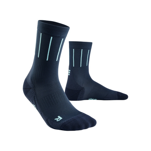 Pinstripe Compression Short Socks - Men