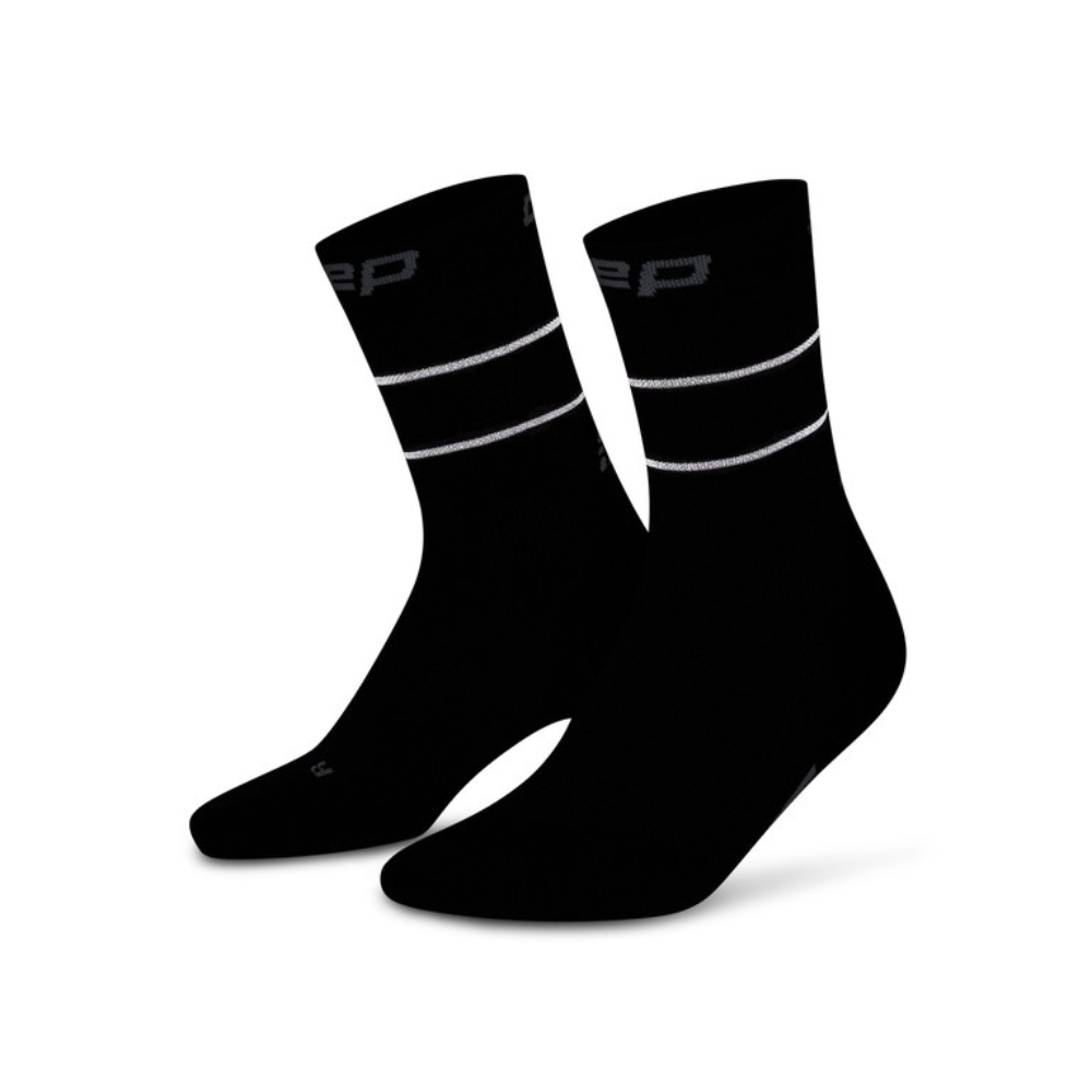 Pro Run Reflective Mid Cut Socks - Men