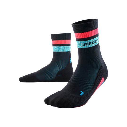 Miami Vibes 80's Mid Cut Compression Socks - Women