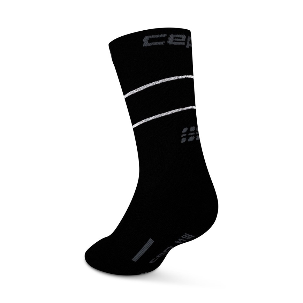 Pro Run Reflective Mid Cut Socks - Women