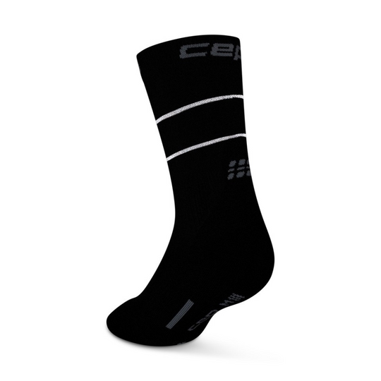 Pro Run Reflective Mid Cut Socks - Women
