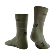 Reflective Mid Cut Compression Socks - Men