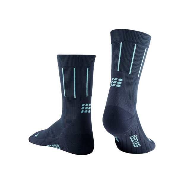 Pinstripe Compression Short Socks - Men