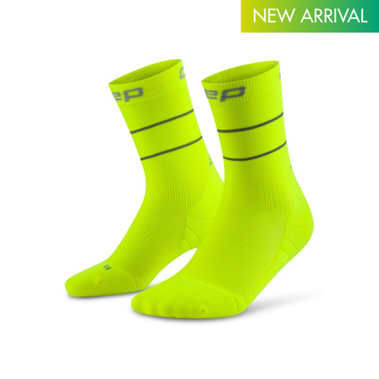 Pro Run Reflective Mid Cut Socks - Men