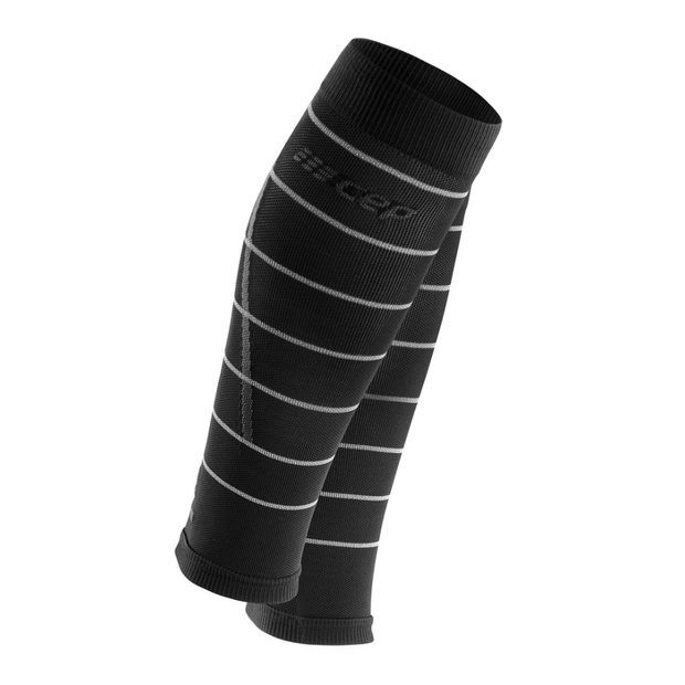 Reflective Compression Calf Sleeves - Men