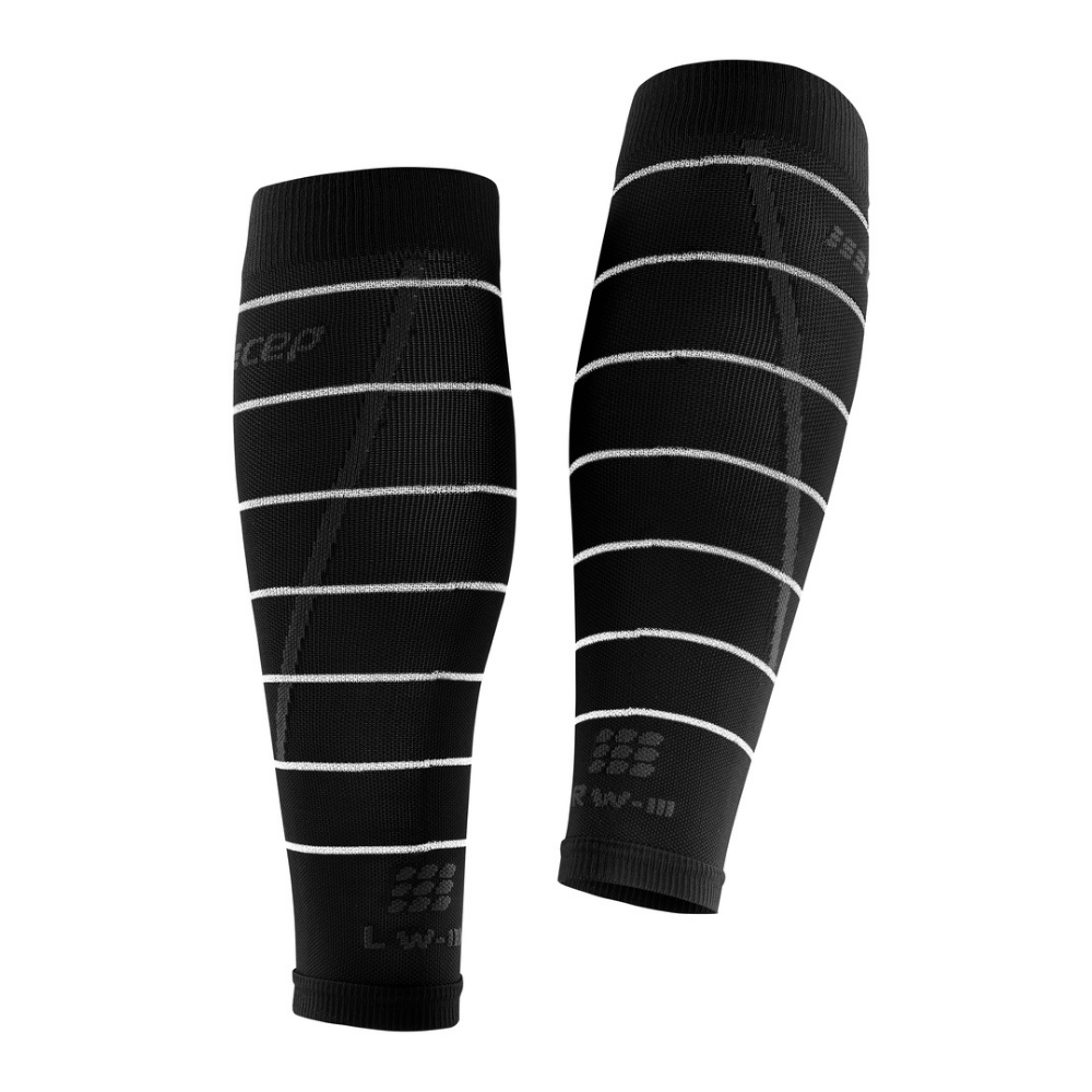 Reflective Compression Calf Sleeves - Men