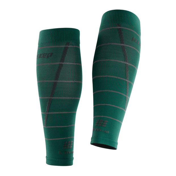 Reflective Compression Calf Sleeves - Men