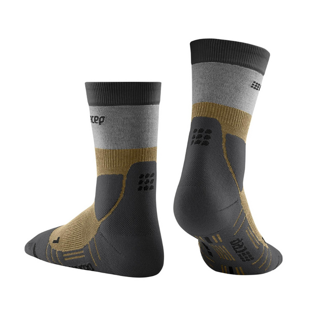 CEP Men's Crew Cut Light Merino Wool Hiking Socks - Lightweight Ankle  Outdoor Compression Socks