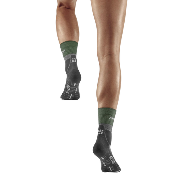 Hiking Merino Mid Cut Compression Socks - Women