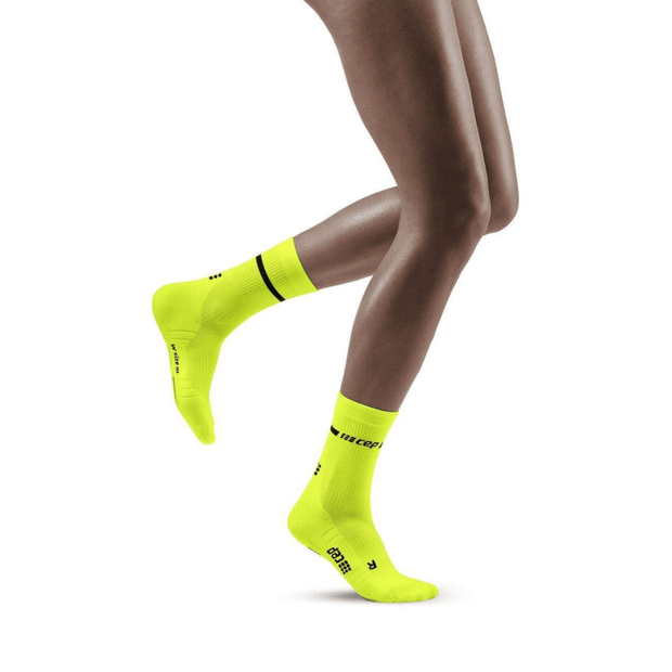 Neon Mid Cut Compression Socks - Women