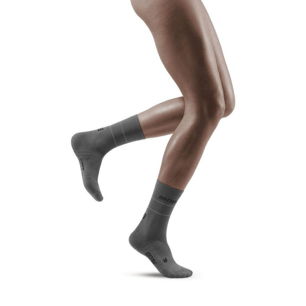 Reflective Mid Cut Compression Socks - Women