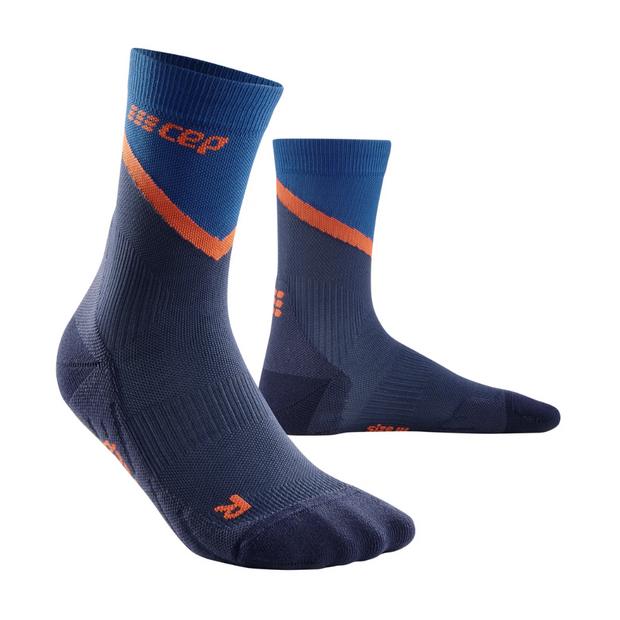 Chevron Mid Cut Compression Socks - Men