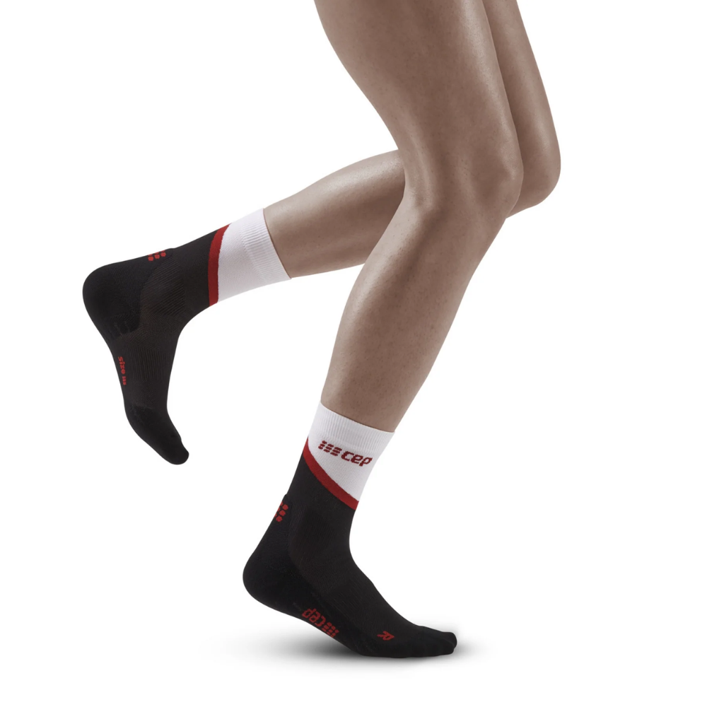 Chevron Mid Cut Compression Socks - Women