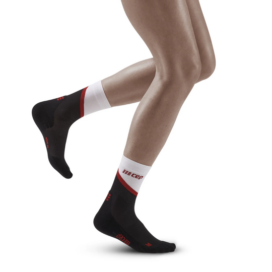 Chevron Mid Cut Compression Socks - Women