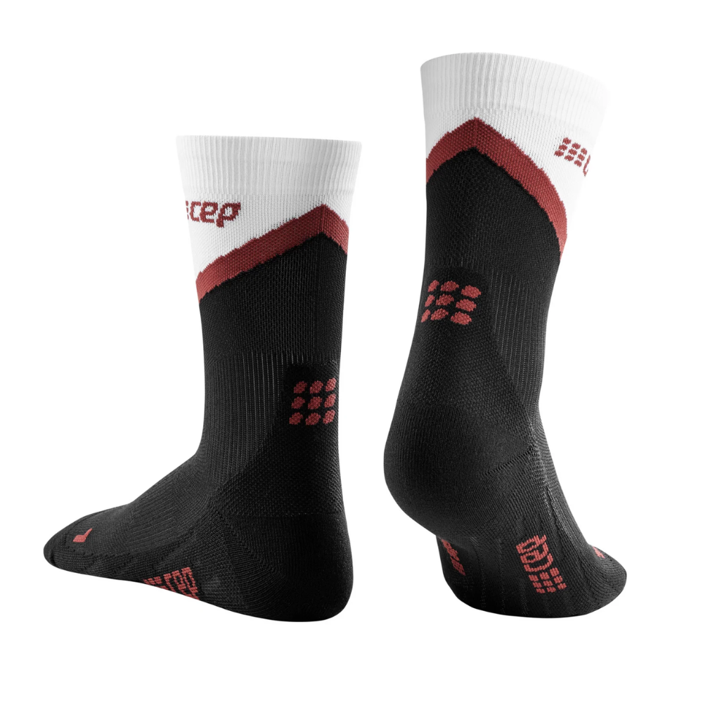 Chevron Mid Cut Compression Socks - Women