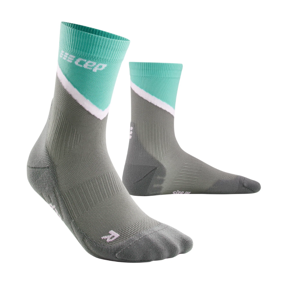 Chevron Mid Cut Compression Socks - Women