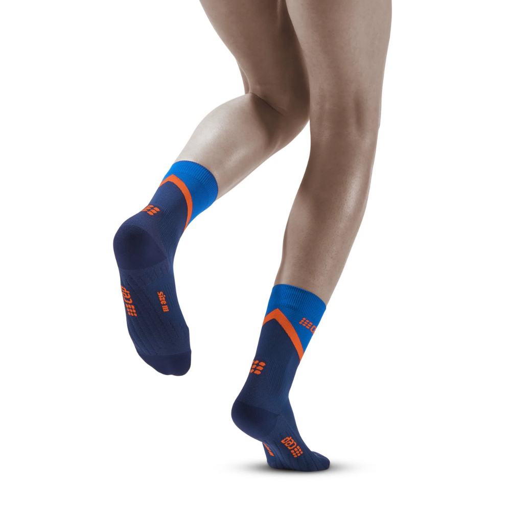 Chevron Mid Cut Compression Socks - Women