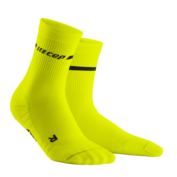 Neon Mid Cut Compression Socks - Men