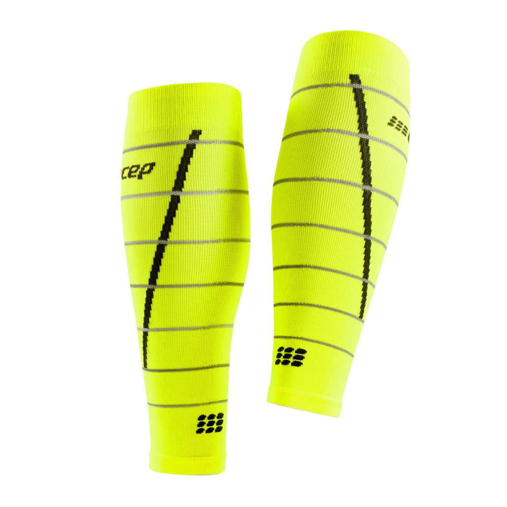 Reflective Compression Calf Sleeves - Men