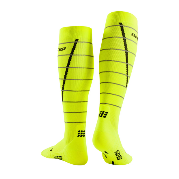 Reflective Long Compression Socks - Men