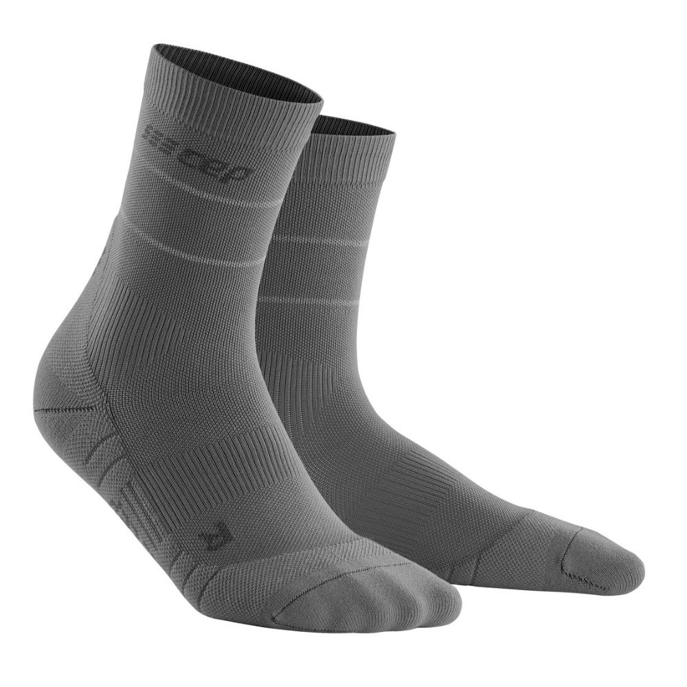 Reflective Mid Cut Compression Socks - Women