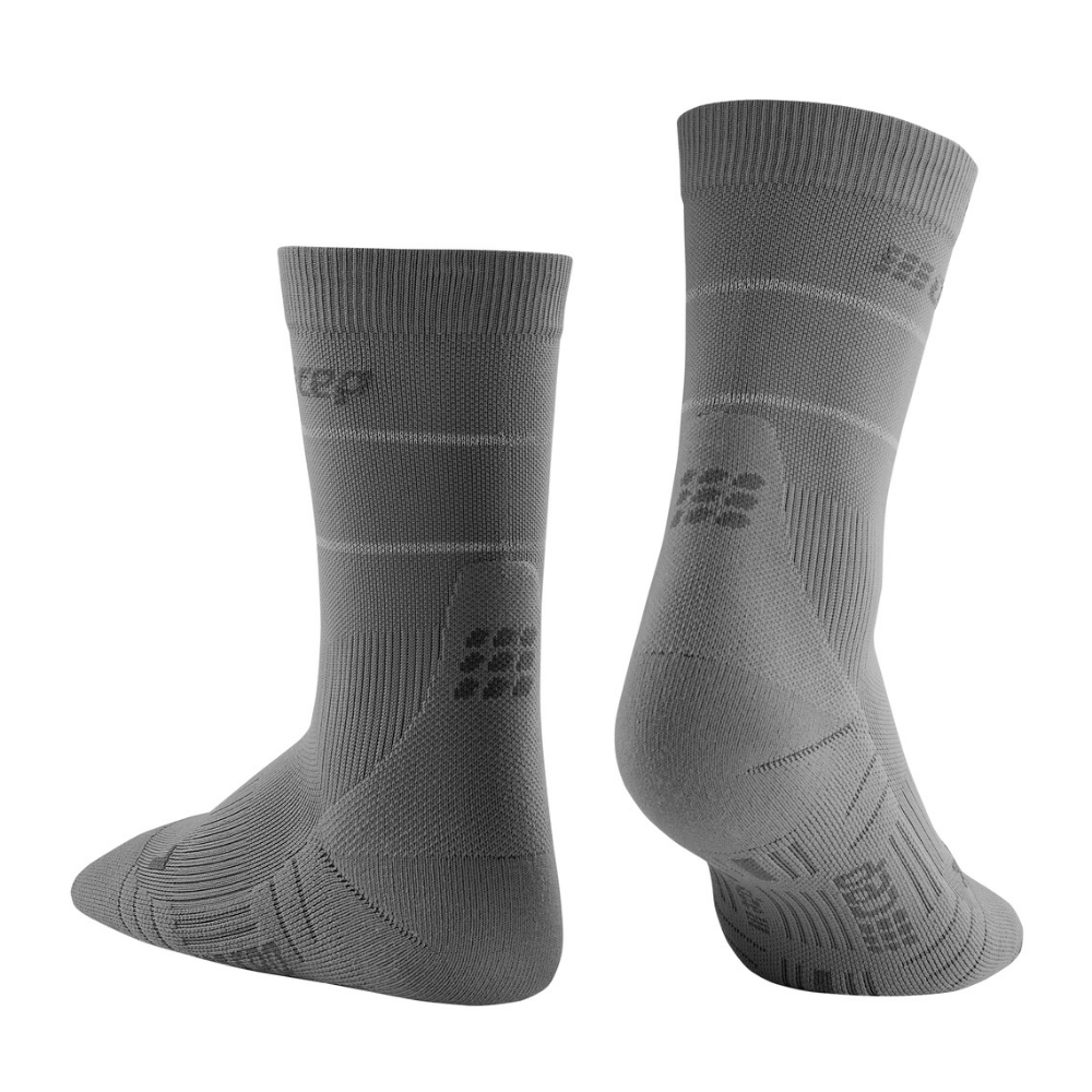 Reflective Mid Cut Compression Socks - Women